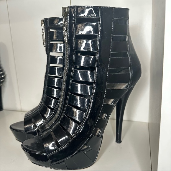 bebe Shoes - Bebe Kardashian leather ankle boots